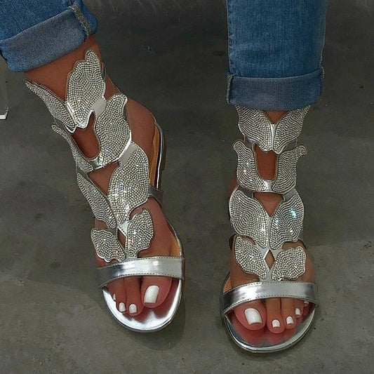 Sandalias Planas Mariposa