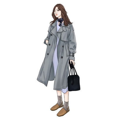 Abrigo Coreano Midi para Mujer - Image 4