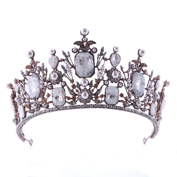 Accesorio de Pelo con Encaje y Pedrería para Vestido de Novia