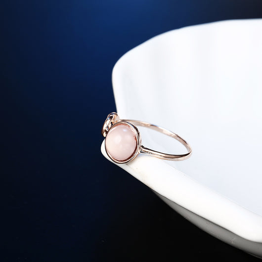 Anillo de Piedra Preciosa Rosa - Image 2