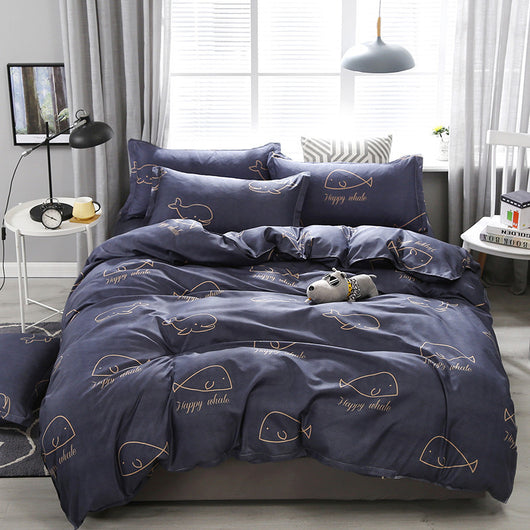 Ropa de Cama Poliéster con Estampado Simple para el Hogar - Image 16