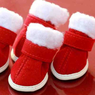 Botitas Navideñas para Mascotas