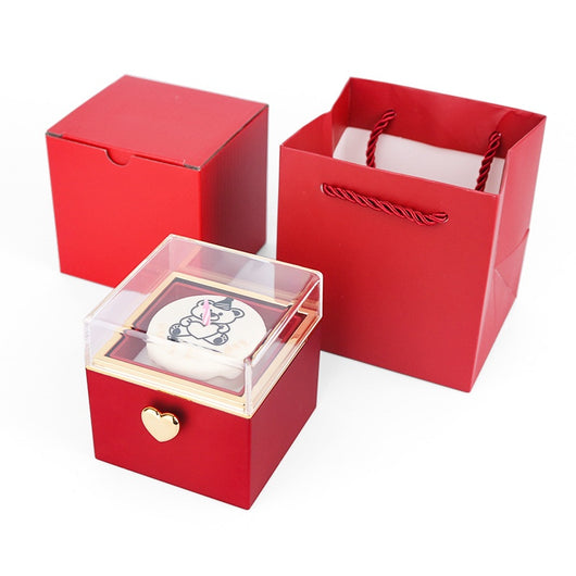 Caja Anillo Sorpresa Pastel Oso para Cumpleaños - Image 6