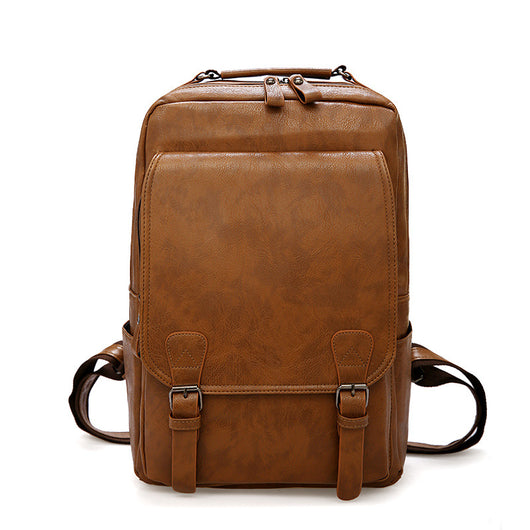 Mochila de Cuero PU Grande para Hombre