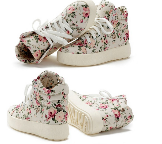 Zapatillas Canvas Plataforma Alta Estilo Coreano - Casual para Estudiantes - Image 4