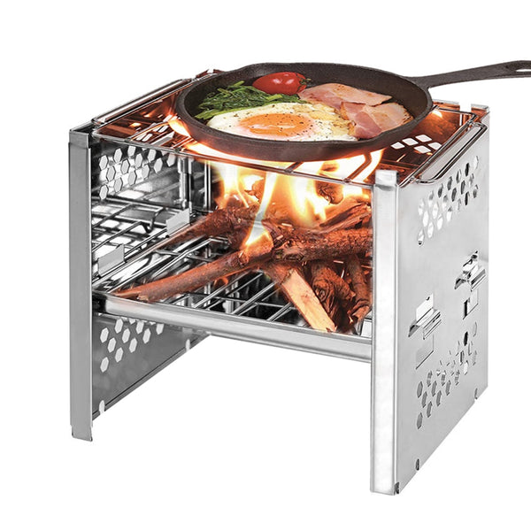 Asador Portátil Mini a Leña