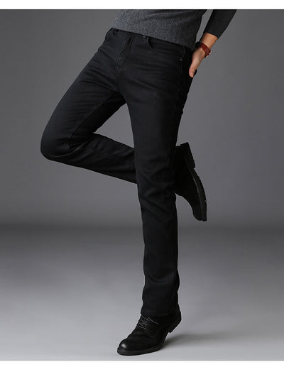 Pantalones Jeans Slim Straight Negro para Hombre - Image 12