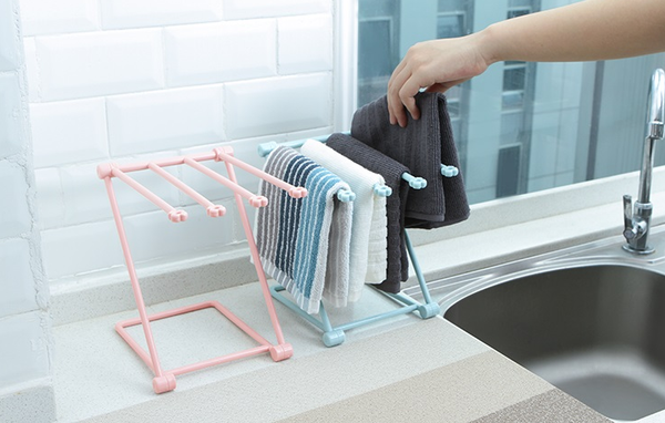 Organizador de Trapos de Cocina Plegable - Accesorio de Almacenamiento Inteligente