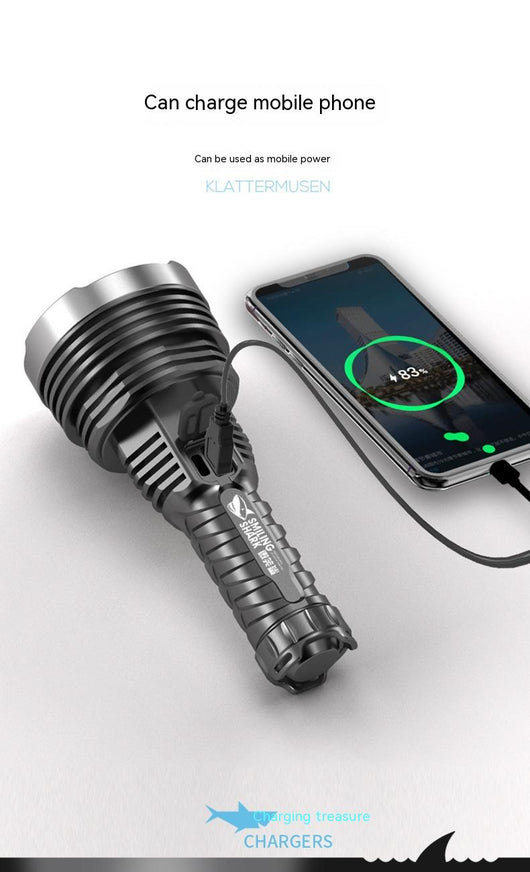 Linterna LED Recargable P90 Impermeable con Pantalla Digital - Potente Luz para Camping y Rescate - Image 14