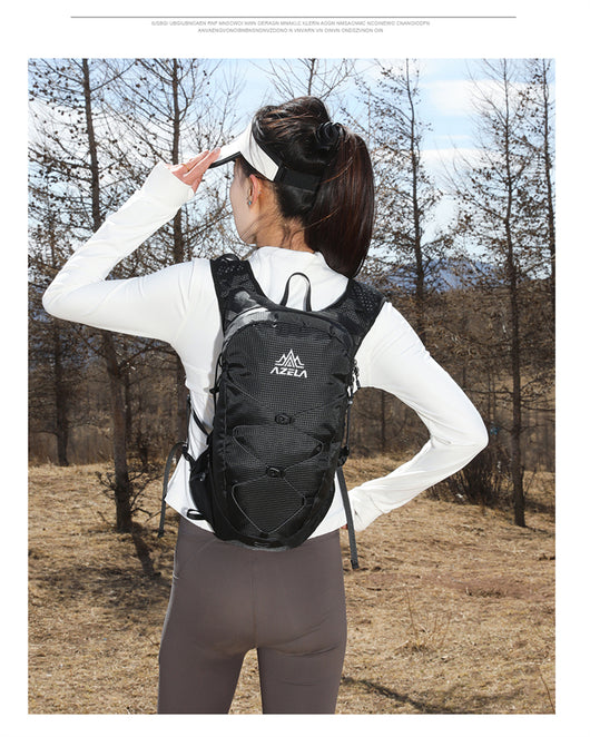 Mochila de Senderismo AZELA con Patrón Grid, Ligera y Transpirable para Trail Running y Camping - Image 34