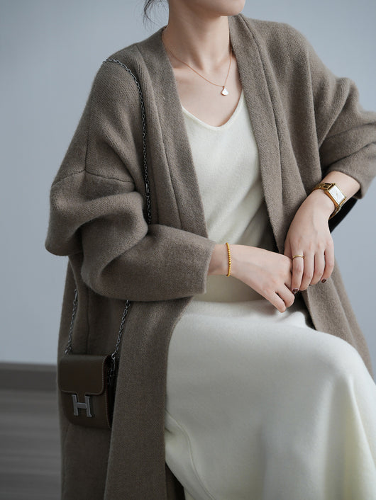 Cardigan Mujer Manga Larga Color Sólido Casual - Image 12