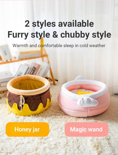Cama Nido para Gatos Forma Miel - Sofá Cómodo y Acogedor para Mascotas - Image 14
