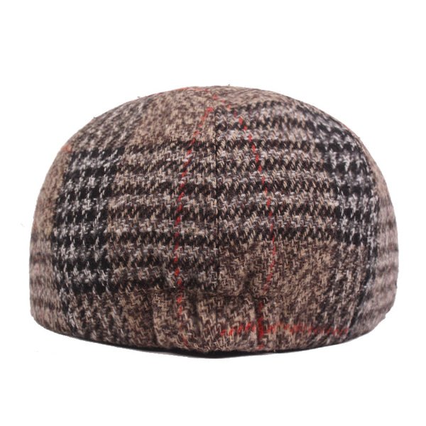 Boina Cuadrille Gruesa para Hombre Otoño e Invierno