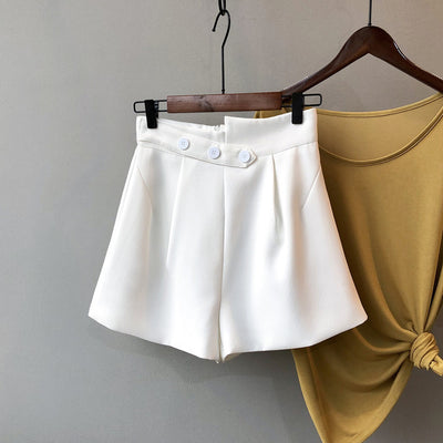 Short Ejecutivo de Corte Asimétrico para Mujer - Image 8