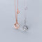 Collar de Plata 925 con Estrella y Luna para Mujer