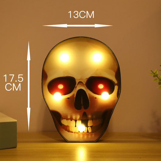 Luces LED Decorativas para Halloween - Figuras de Calabaza, Araña y Calavera - Image 9