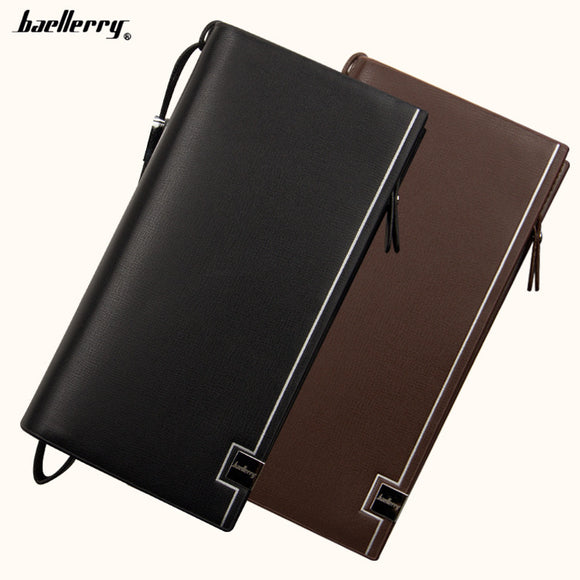 Cartera Multifuncional Baellerry para Hombre - Billetera Larga con Bolso