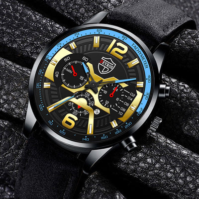 Reloj de Negocios DEYROS para Hombre con Calendario y Movimiento de Cuarzo - Image 15