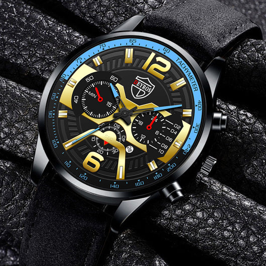 Reloj de Negocios DEYROS para Hombre con Calendario y Movimiento de Cuarzo - Image 15