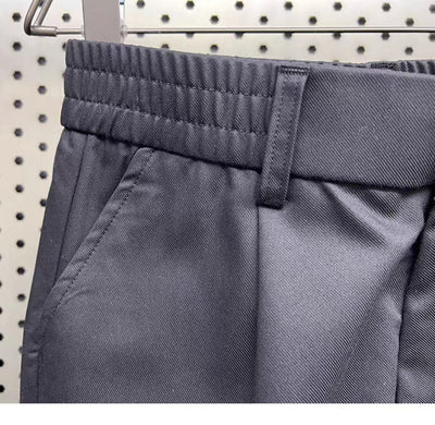 Pantalones Casuales Holgados Estilo Coreano de Color Sólido para Hombre - Image 12