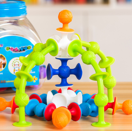 Torre Puzzle Educativa de Bloques Blandos para Construir