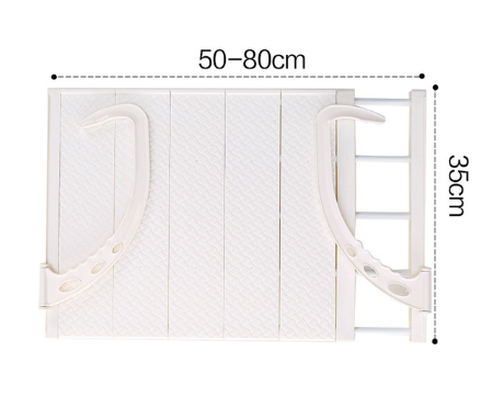 Perchero Multifuncional Plegable para Balcón - Organizador de Ropa, Zapatos y Secado - Image 8