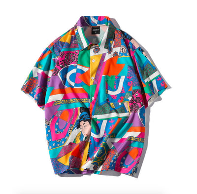 Camisa Holgada Hip Hop para Hombre - Image 2