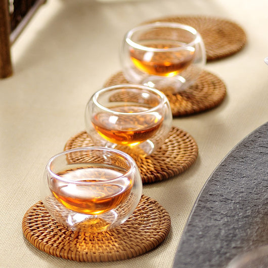 Taza de Vidrio Resistente al Calor con Doble Pared - Image 3