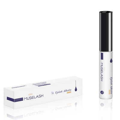 Adhesivo para Pestañas Postizas Transparente - Látex Free y Bajo Olor