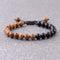 Pulsera de Yoga con Cuentas de Madera Natural para Mujer - 8mm