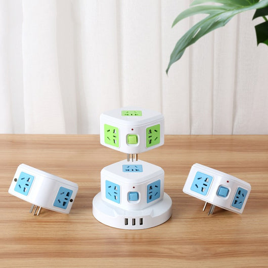 Convertidor Inteligente de Enchufes USB Miaojie Magic Cube - Image 7