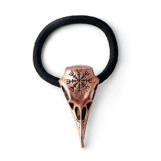 Collar Vikingo Cuerda con Símbolo Cráneo de Cuervo Retro - Image 7
