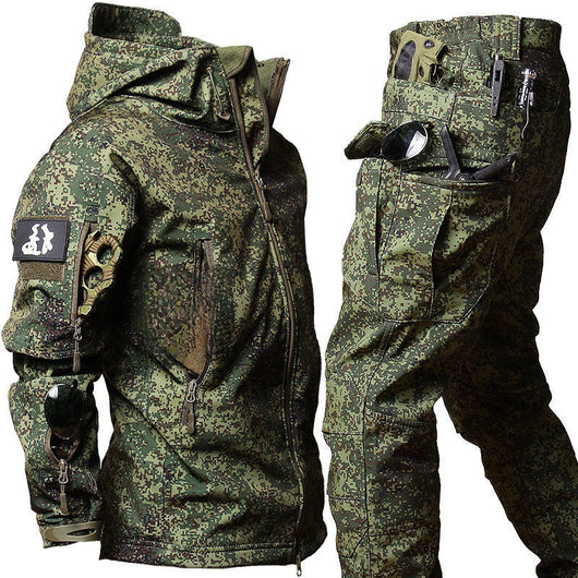 Camiseta Táctica Camuflaje Manga Larga Estilo Rana - Image 15