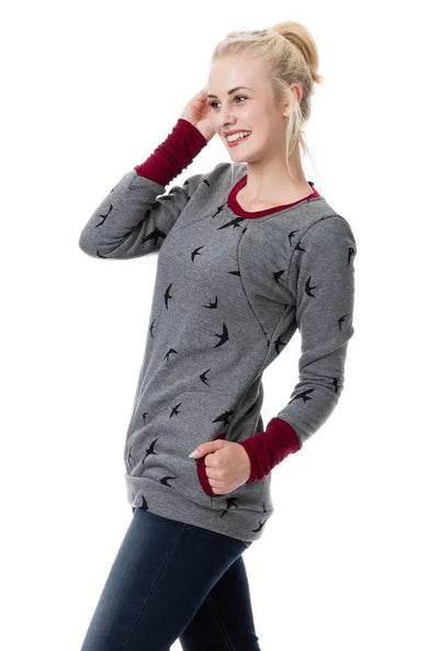 Sudadera con Capucha para Lactancia Materna - Manga Larga Mujer - Image 28