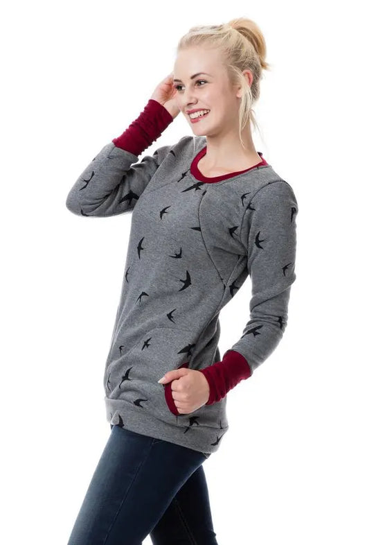 Sudadera con Capucha para Lactancia Materna - Manga Larga Mujer - Image 28