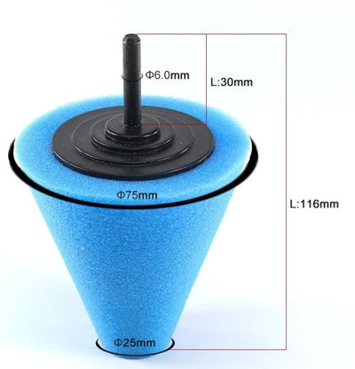 Disco Pulidor para Ruedas de Auto con Anillo de Acero y Esponja de 6MM - Image 10