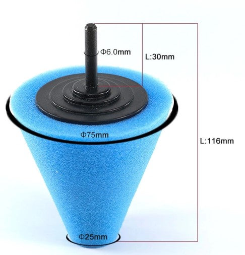 Disco Pulidor para Ruedas de Auto con Anillo de Acero y Esponja de 6MM - Image 10