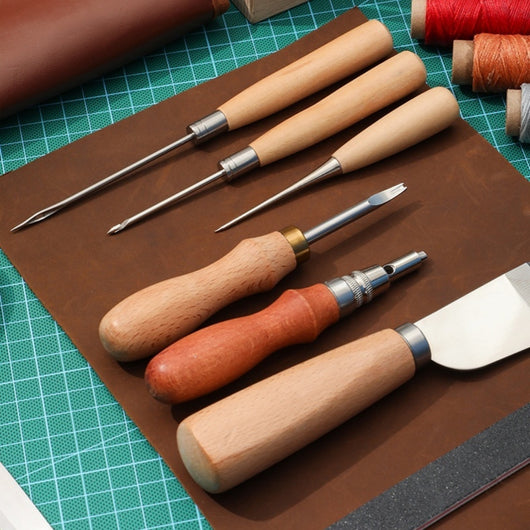 Kit Profesional de Herramientas de Cuero para Costura DIY