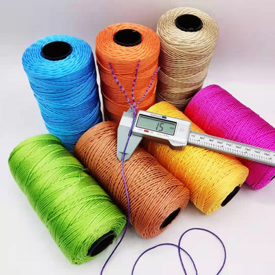 Gancho de Fibra Polipropileno 3 Hebras Ice Silk con Articulación Hueca para Proyectos DIY