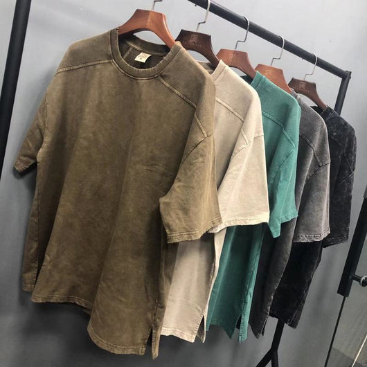 Camiseta Corta Bicolor de Tela Suave y Cómoda - Image 9