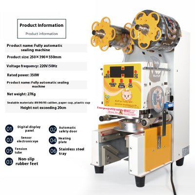 Selladora Automática para Bebidas de Té con Leche - Image 6