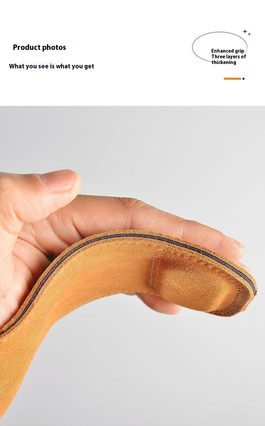 Guantes de Fitness con Soporte de Palma - Cuero Grueso de 3 Capas para Hombre y Mujer - Image 11