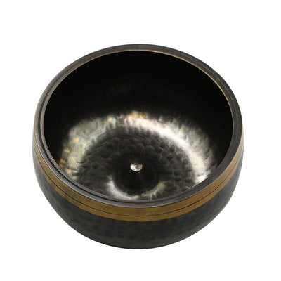 Cuenco Tibetano Buda Oro Negro para Meditación y Sonido - Image 12