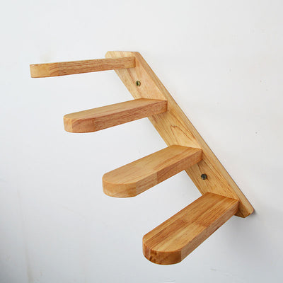 Escaleras y Plataformas para Gatos en Madera Sólida con Trampolines - Image 4