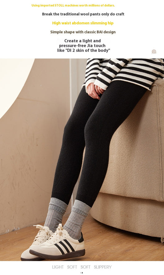 Leggings Térmicos Cintura Alta de Cachemira - Ajuste Slim Cómodo - Image 21