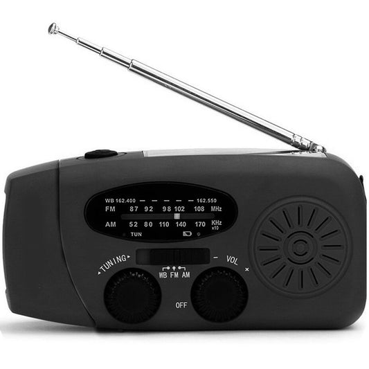 Radio Linterna Solar con Manivela de Emergencia - Image 2