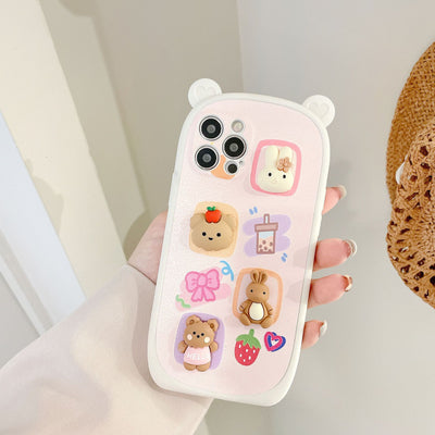 Funda para Celular Oso 3D con Orejas - Diseño Lindo para Mujeres - Image 9