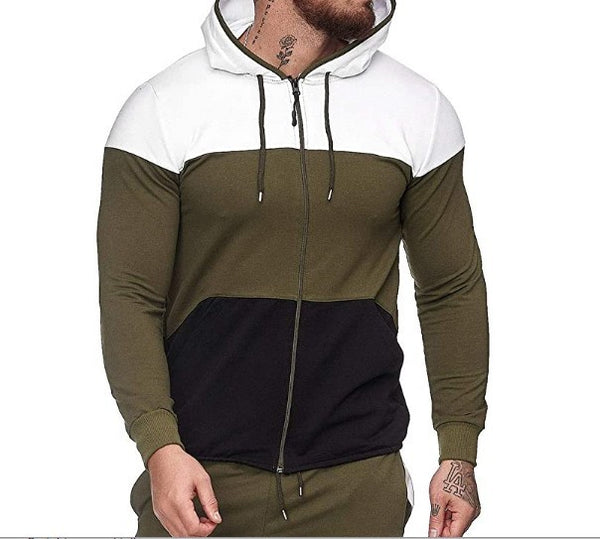 Cardigan Deportivo para Hombre con Combinación de Colores - Chaqueta Casual