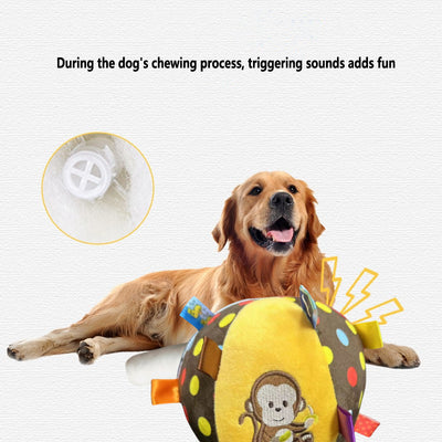 Pelota Interactiva Sonora para Perros - Juguete Masticable con Limpieza Dental - Image 17