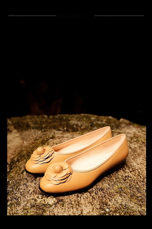 Zapatos de Tacón Bajo Cómodos en Cuero Genuino con Punta Redonda - Image 11